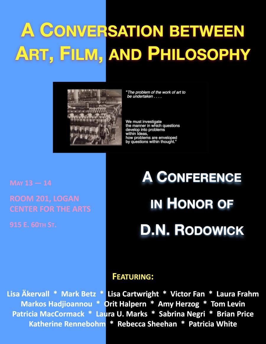 Poster for D.N. Rodowick conference. 