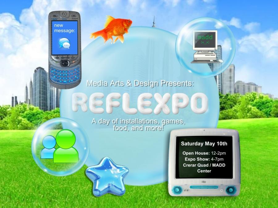 a poster featuring web 2.0 aesthetics 